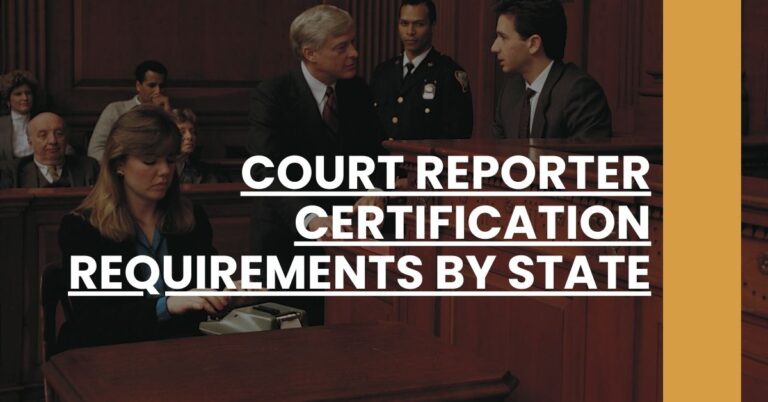 Court Reporter Certification Requirements by State Feature Image