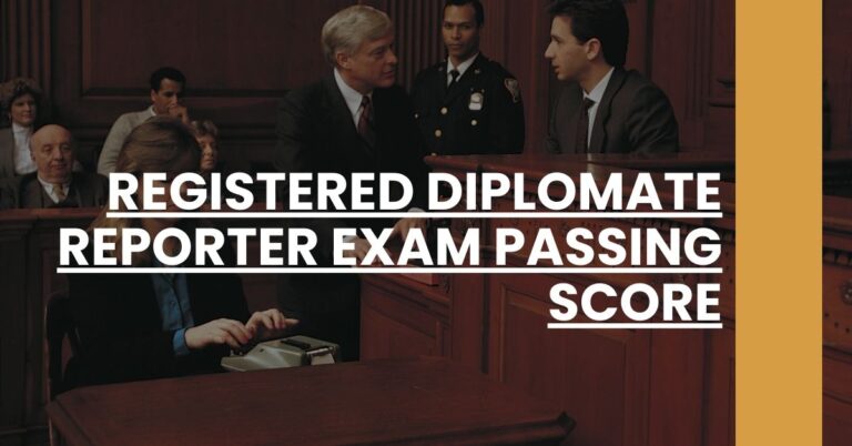 Registered Diplomate Reporter Exam Passing Score Feature Image