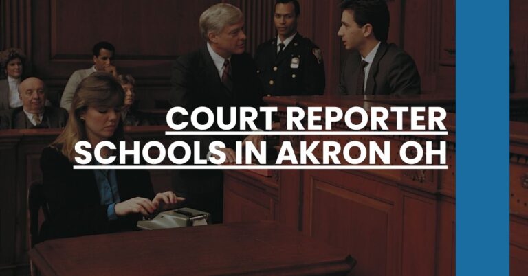 Court Reporter Schools in Akron OH Feature Image