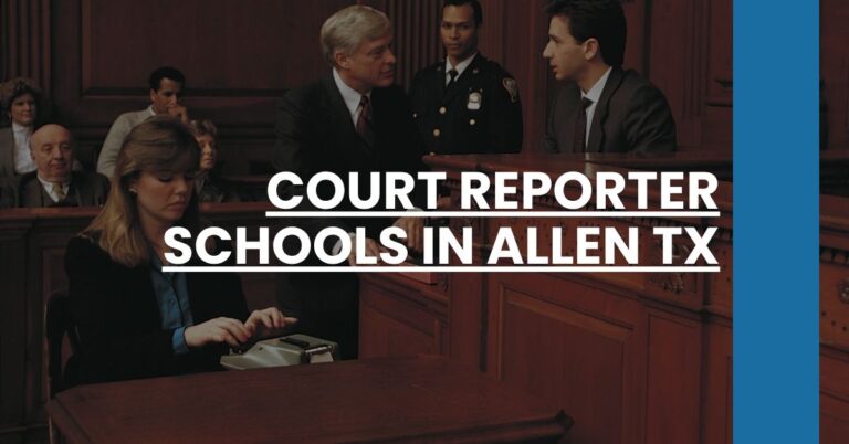 Court Reporter Schools in Allen TX Feature Image