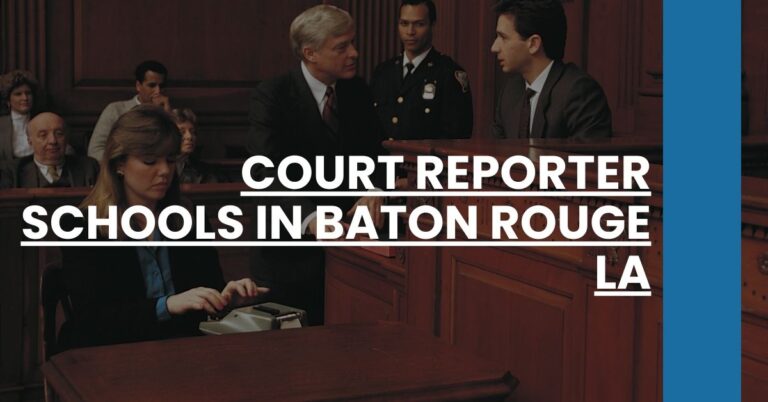 Court Reporter Schools in Baton Rouge LA Feature Image