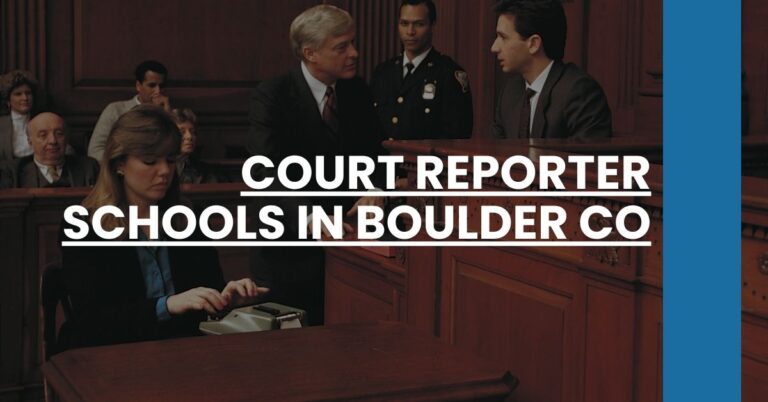 Court Reporter Schools in Boulder CO Feature Image