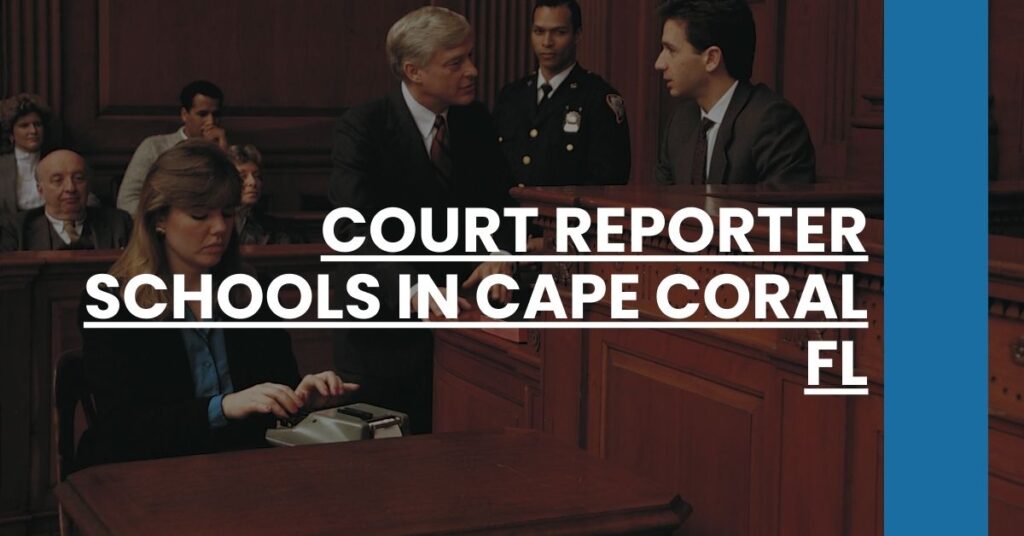 Court Reporter Schools in Cape Coral FL Feature Image