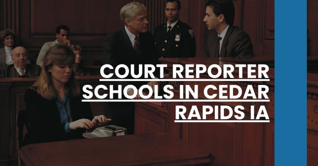 Court Reporter Schools in Cedar Rapids IA Feature Image