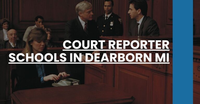 Court Reporter Schools in Dearborn MI Feature Image