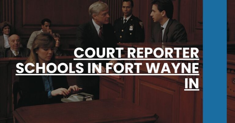 Court Reporter Schools in Fort Wayne IN Feature Image