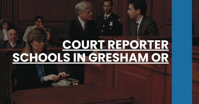 Court Reporter Schools in Gresham OR Feature Image