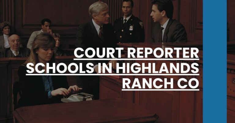 Court Reporter Schools in Highlands Ranch CO Feature Image