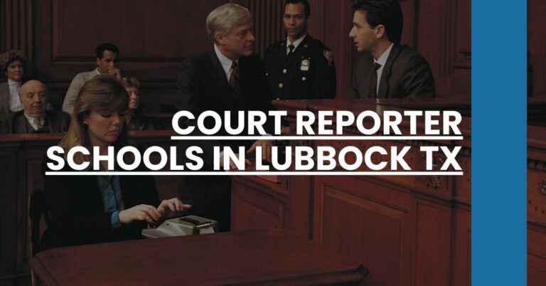 Court Reporter Schools in Lubbock TX Feature Image