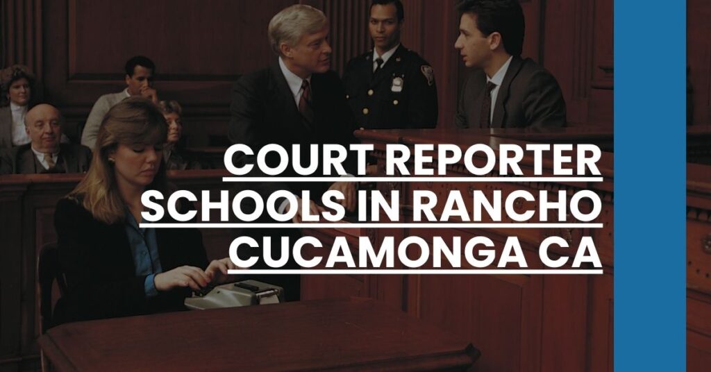 Court Reporter Schools in Rancho Cucamonga CA Feature Image