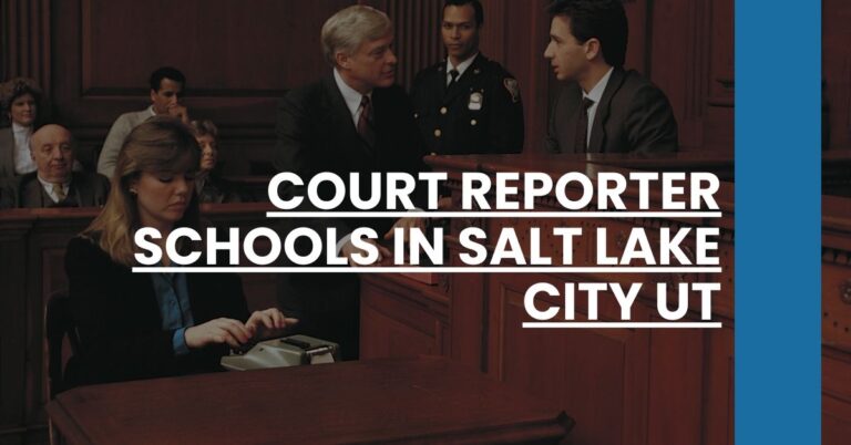 Court Reporter Schools in Salt Lake City UT Feature Image