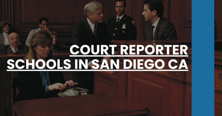 Court Reporter Schools in San Diego CA Feature Image