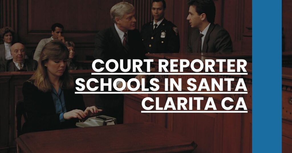 Court Reporter Schools in Santa Clarita CA Feature Image