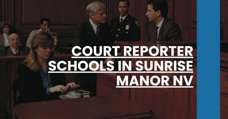 Court Reporter Schools in Sunrise Manor NV Feature Image