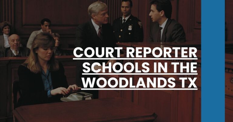 Court Reporter Schools in The Woodlands TX Feature Image