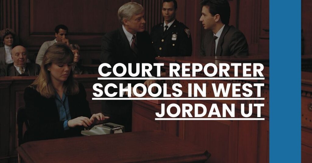 Court Reporter Schools in West Jordan UT Feature Image