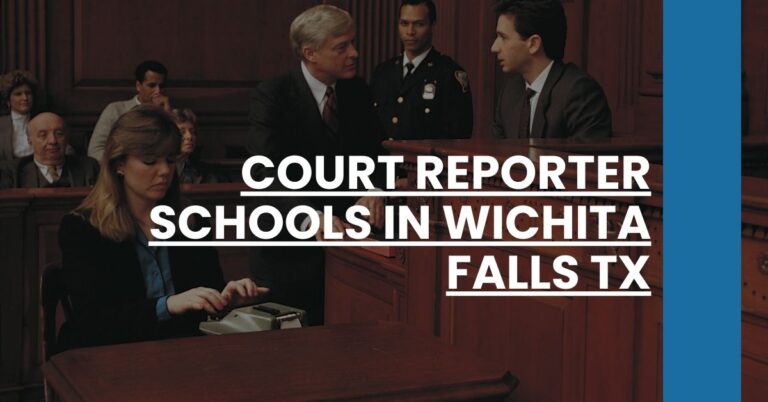 Court Reporter Schools in Wichita Falls TX Feature Image