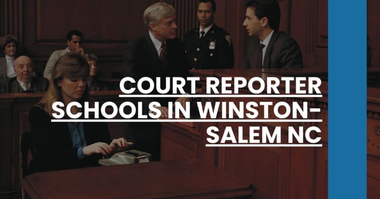 Court Reporter Schools in Winston-Salem NC Feature Image