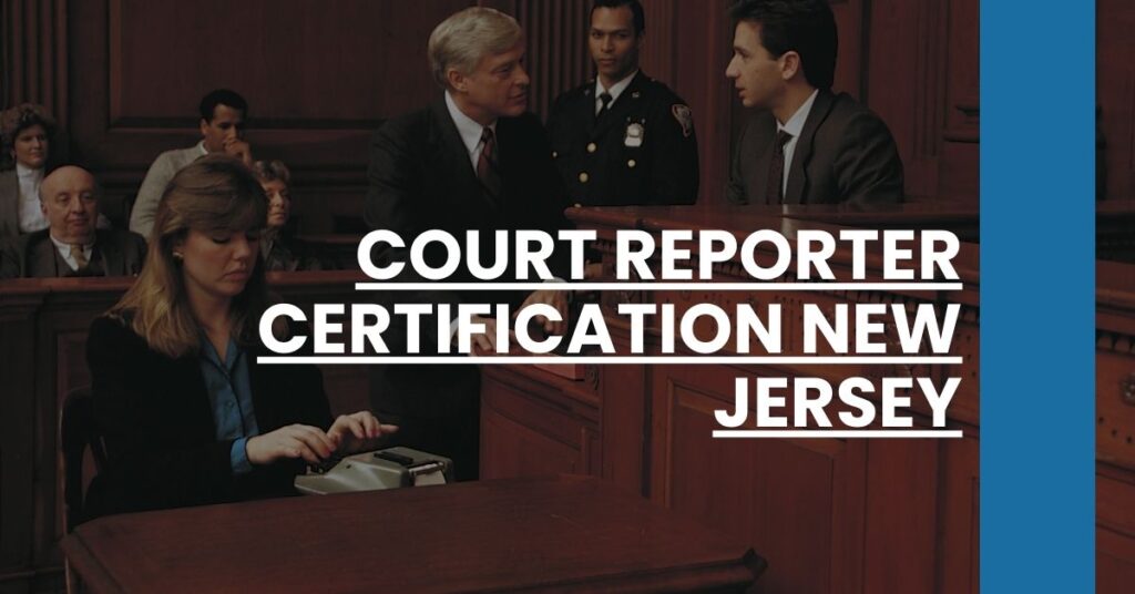 Court Reporter Certification New Jersey Feature Image