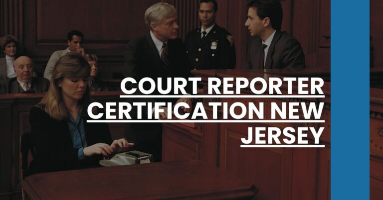 Court Reporter Certification New Jersey Feature Image