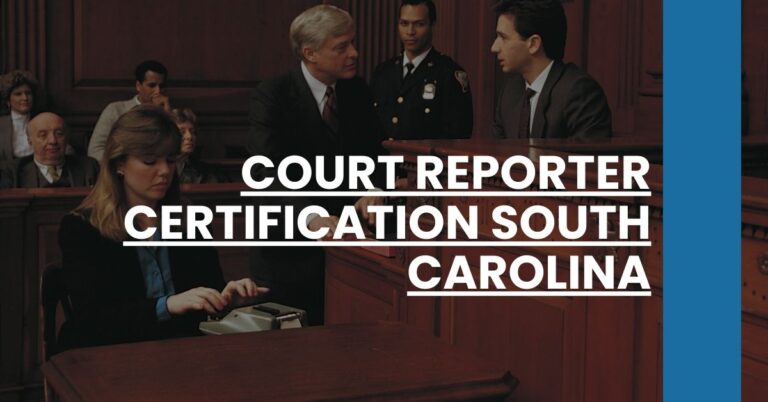 Court Reporter Certification South Carolina Feature Image