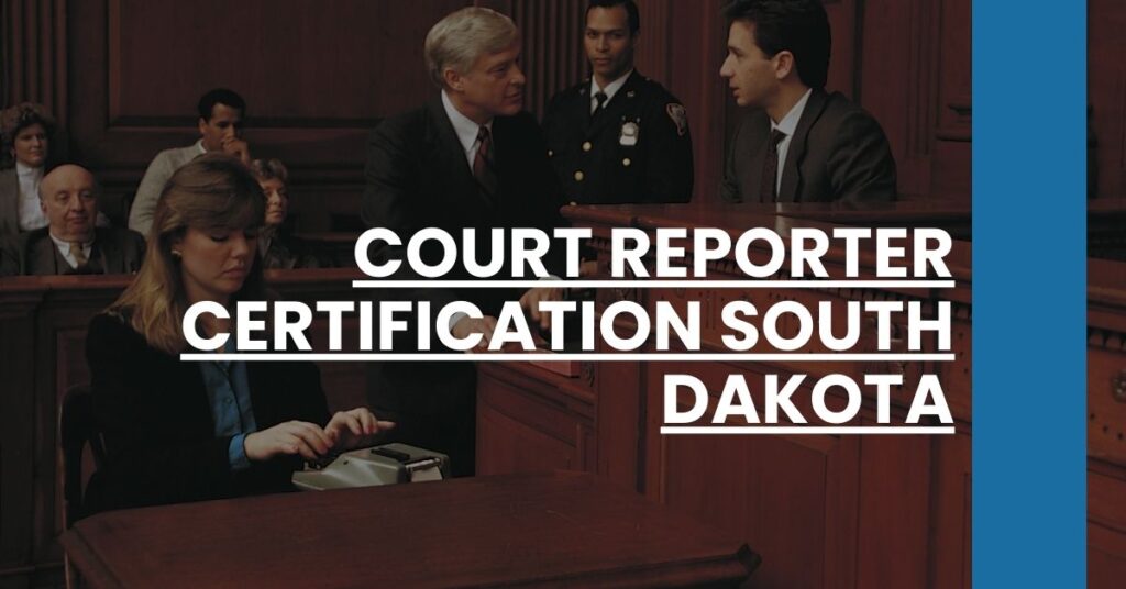 Court Reporter Certification South Dakota Feature Image