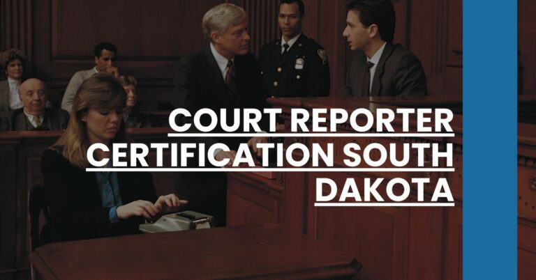 Court Reporter Certification South Dakota Feature Image