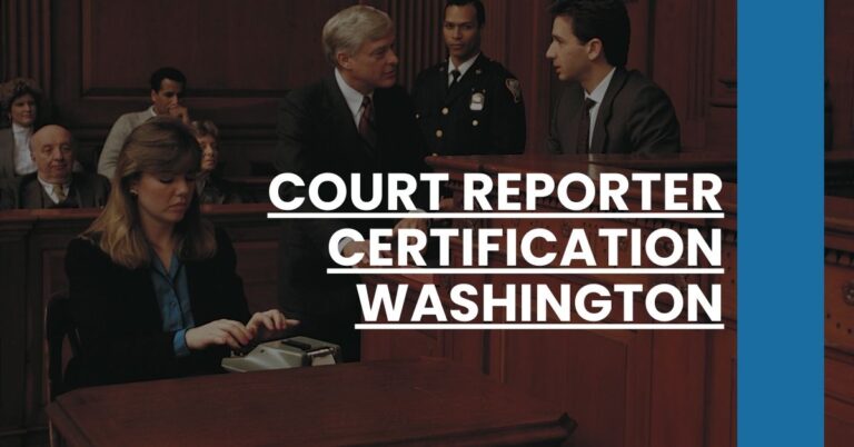 Court Reporter Certification Washington Feature Image