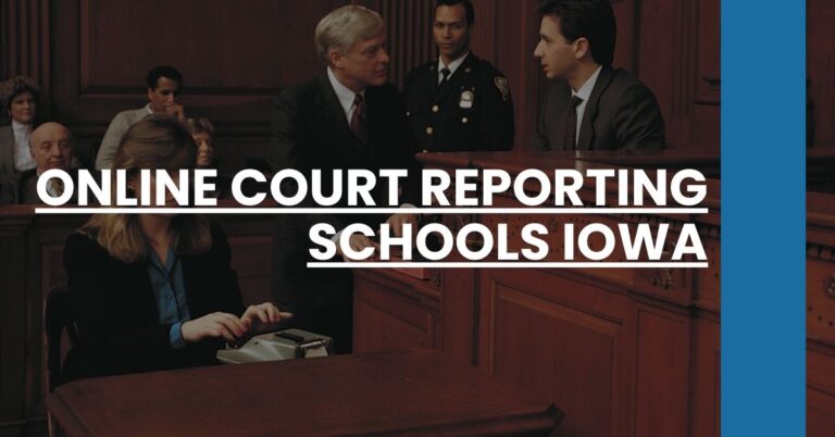 Online Court Reporting Schools Iowa Feature Image