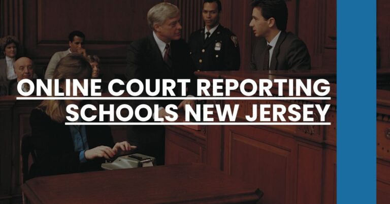 Online Court Reporting Schools New Jersey Feature Image