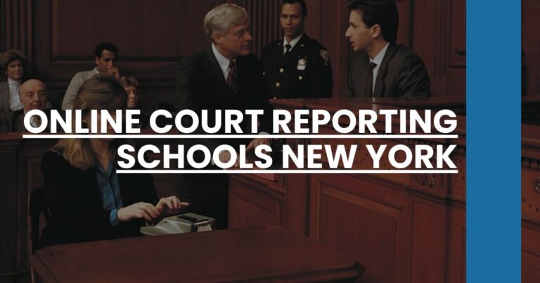 Online Court Reporting Schools New York Feature Image