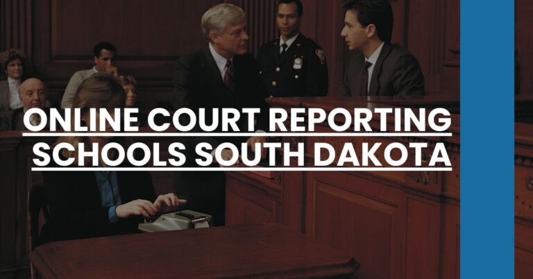 Online Court Reporting Schools South Dakota Feature Image