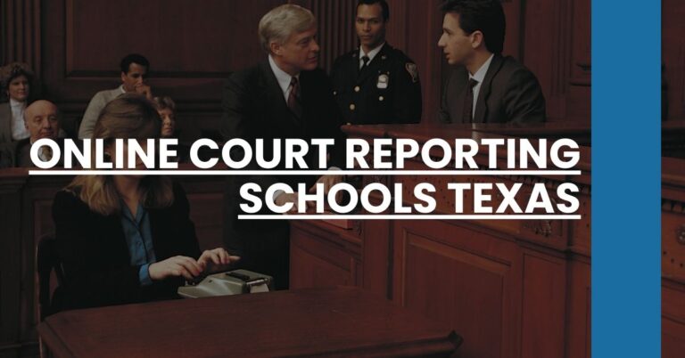 Online Court Reporting Schools Texas Feature Image